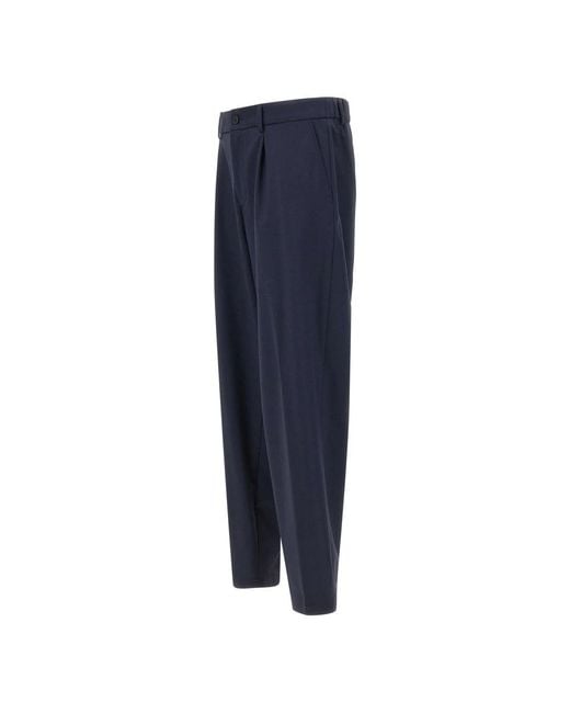 Boss Blue Suit Trousers for men