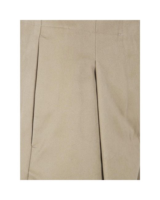 Studio Nicholson Wide Trousers in het Natural