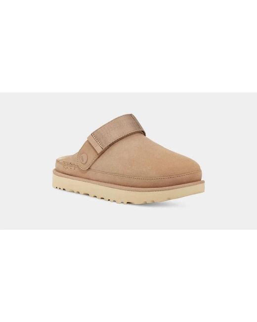 Ugg Schoenen ,Suède Klompen Goldenstar Driftwood in het Natural