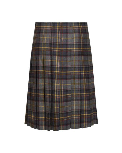 Etro Gray Midi Skirts
