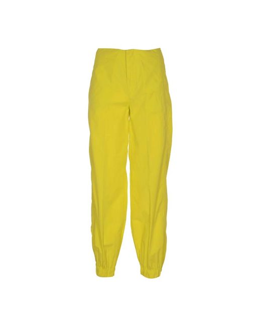 Dondup Yellow Slim-Fit Trousers