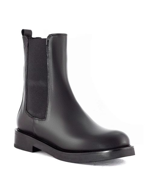 Julie Dee Black Chelsea Boots