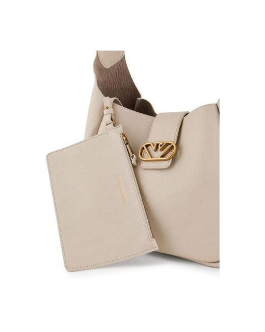 Emporio Armani Natural Shoulder Bags