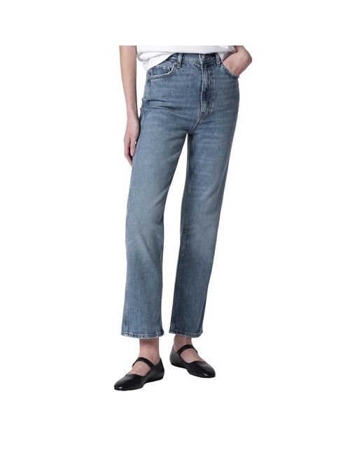 Anine Bing Blue Straight Jeans
