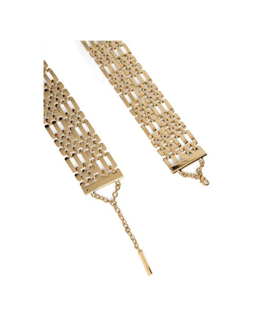 Alberta Ferretti Metallic Necklaces