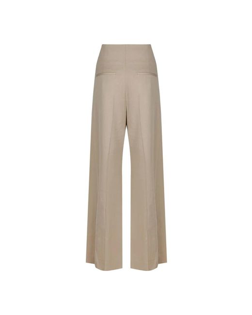 Chloé Gray Wide Trousers
