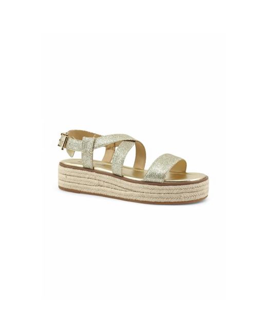 Flat Sandals Michael Kors en coloris Metallic