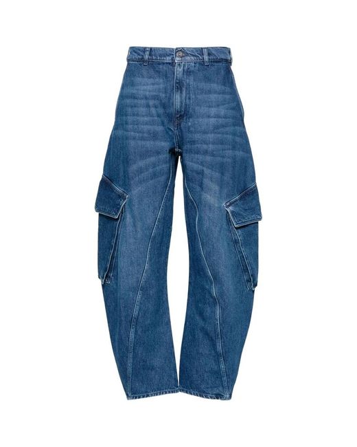 J.W. Anderson Blue Loose-fit jeans