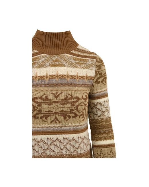 Akep Brown Knitted Dresses