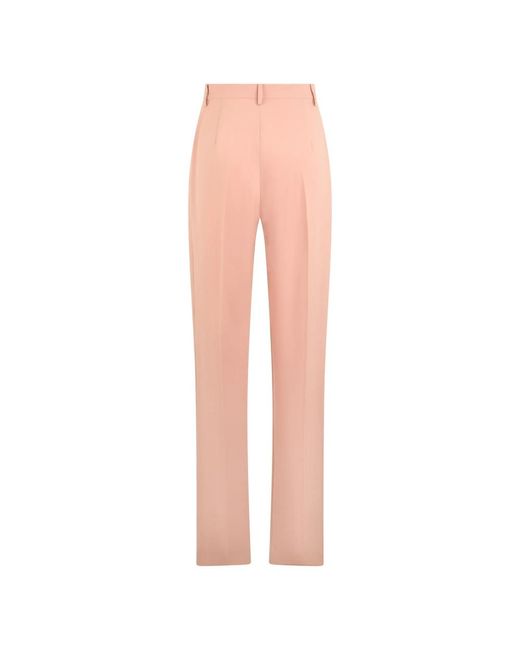 Alberta Ferretti Pink Tapered Trousers