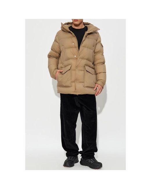 Down Jackets di Moncler in Natural da Uomo