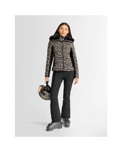 Fusalp Jassen ,Veelkleurig ,Leopard Ski-Jas in het Black