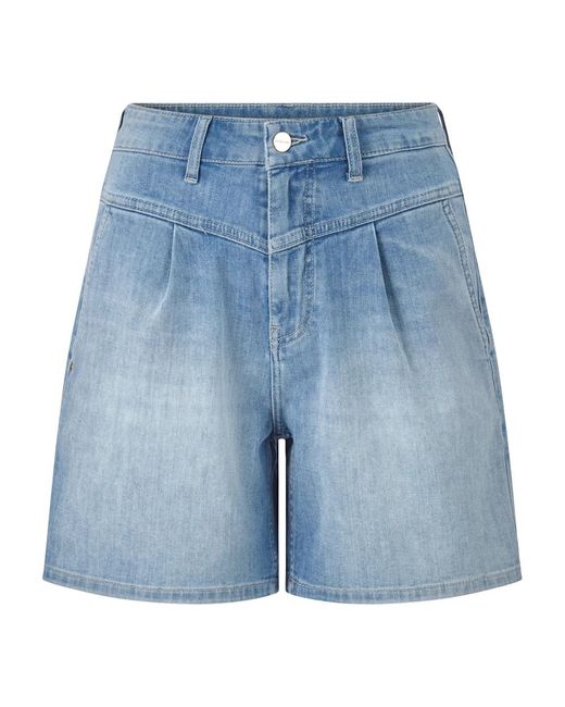 Rich & Royal Blue Blaue denim-shorts für frauen