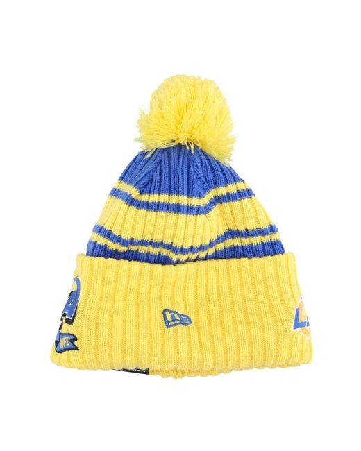 KTZ Accessoires ,Geel ,Nfl Sideline Sport Gebreide Muts in het Yellow