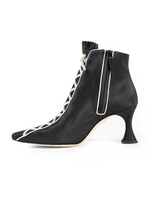 Manolo Blahnik Black Heeled Boots