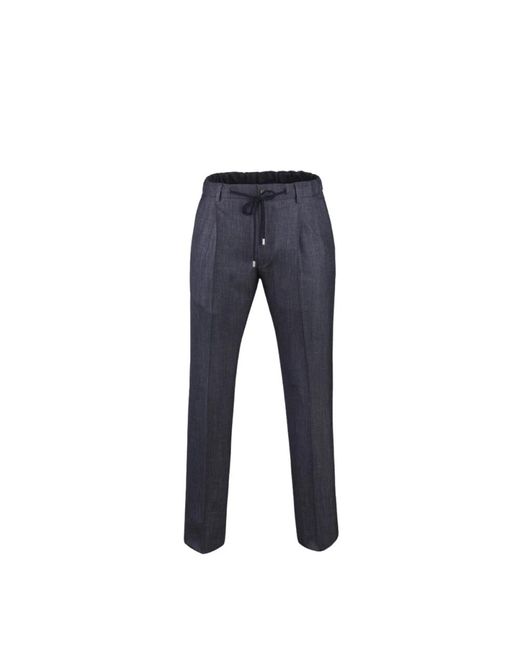 Chinos di Moorer in Blue da Uomo