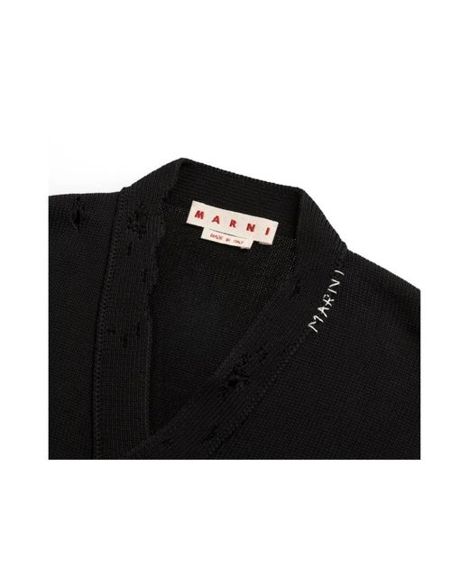 Marni Vintage v-neck cardigan in Black für Herren