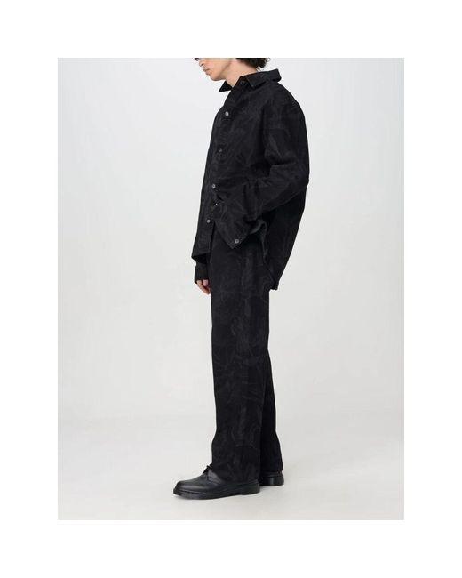 Daily Paper Schwarzes Button-Up Hemd, Raffinierter Stil in Black für Herren