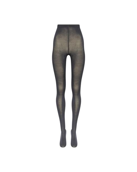 Wolford Gray Merino Tights