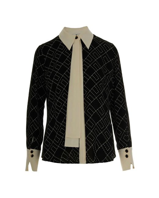 Shirts Elisabetta Franchi de color Black