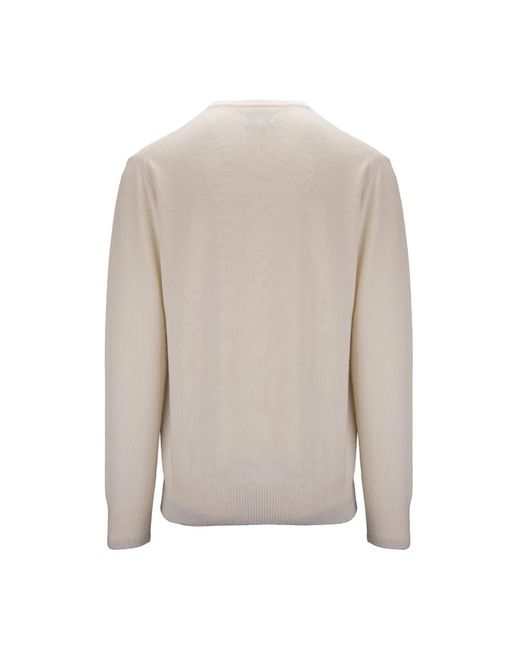 Mc2 Saint Barth Gray Round-Neck Knitwear for men