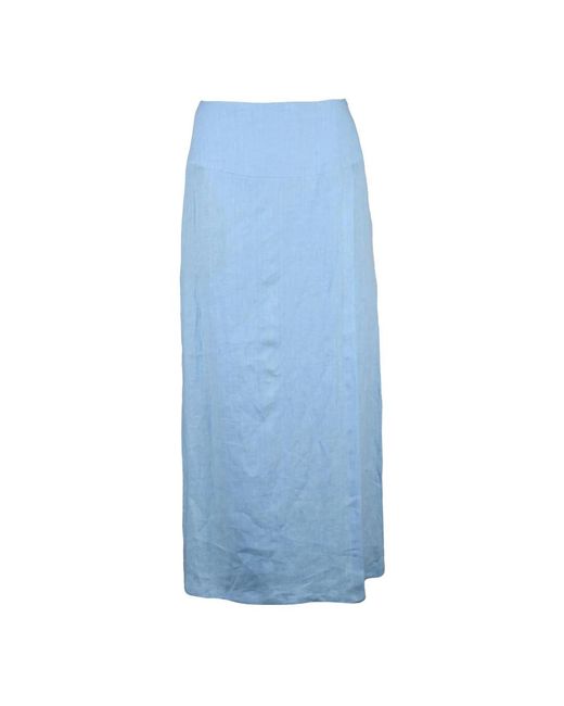 Midi Skirts Eleventy de color Blue