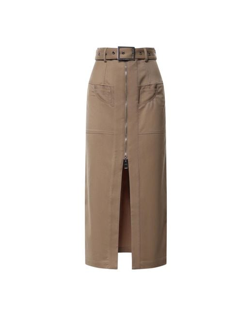 Dondup Brown Midi Skirts