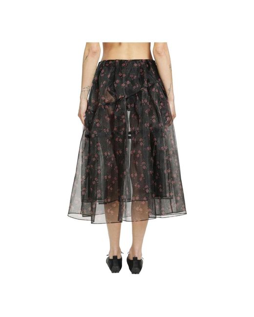 Simone Rocha Black Midi Skirts