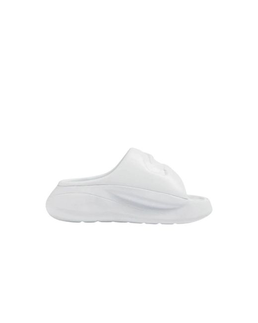 Lacoste Weiße serve slide 3.0 schlappen in White für Herren
