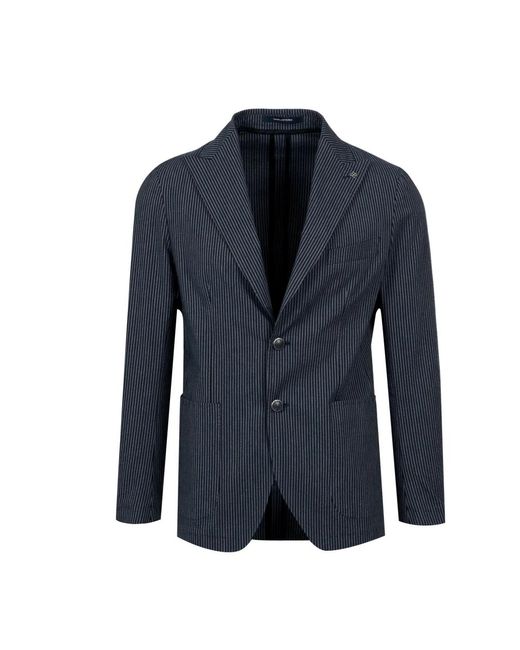 Blazers di Tagliatore in Blue da Uomo