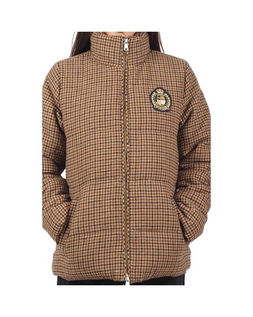 Ralph Lauren Brown Damen Daunenjacke