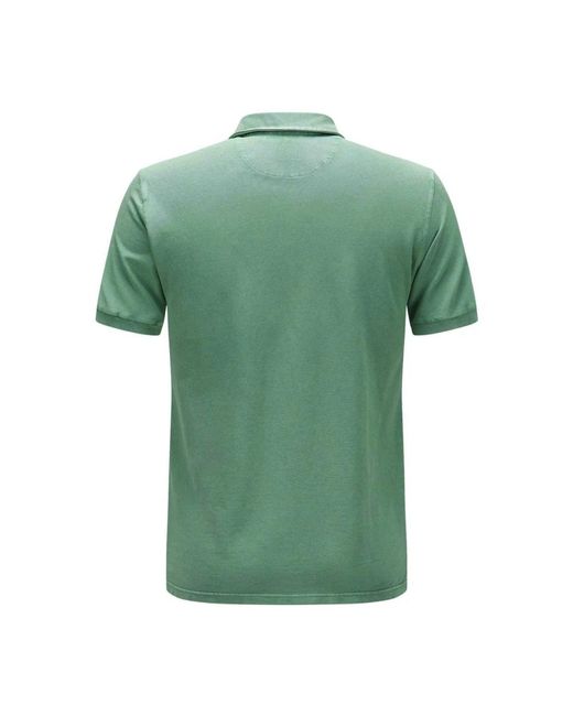 Fedeli Green Polo Shirts for men