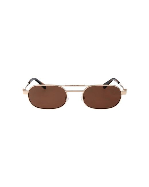 Off-White c/o Virgil Abloh Brown Sunglasses