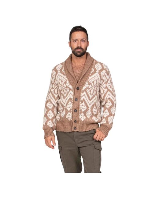 Cardigans Peserico pour homme en coloris Brown