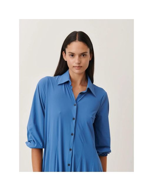 Jane Lushka Blue Shirt dresses
