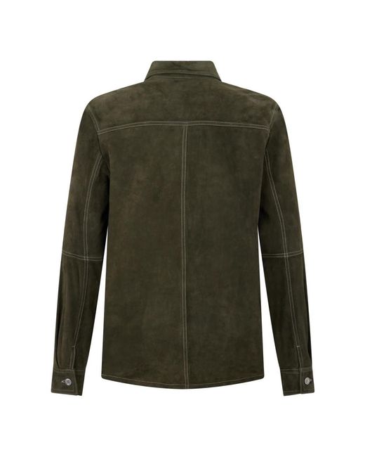 Moorer Green Leather Jackets