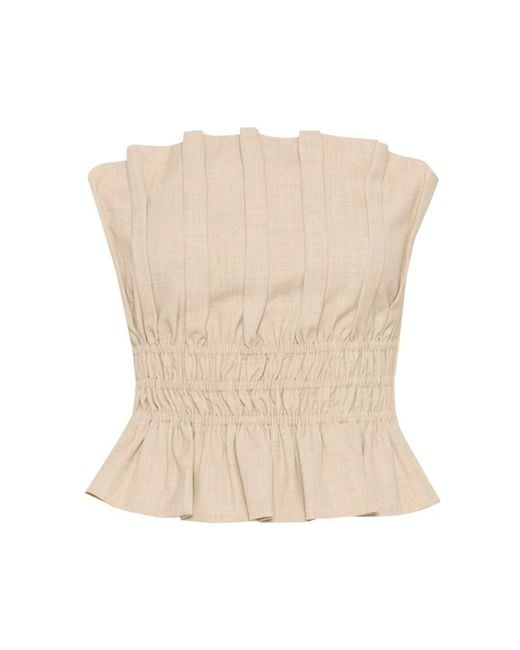 Gestuz Natural Sleeveless Tops
