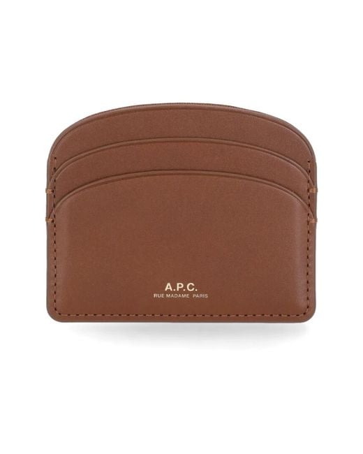 Wallets & Cardholders A.P.C. de color Brown