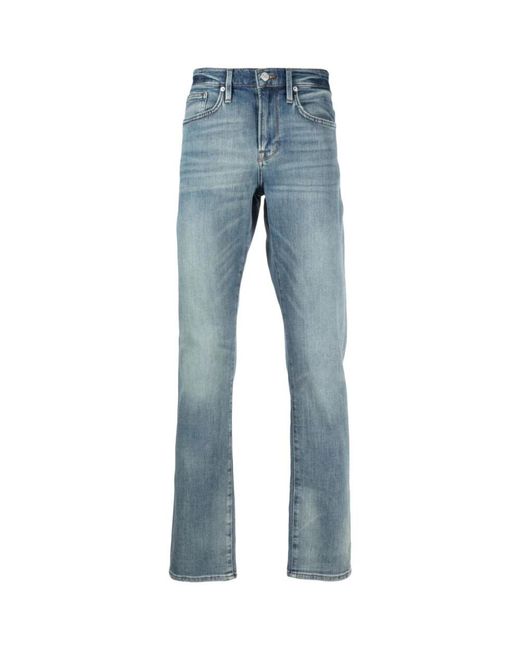 FRAME Blue Straight Jeans for men