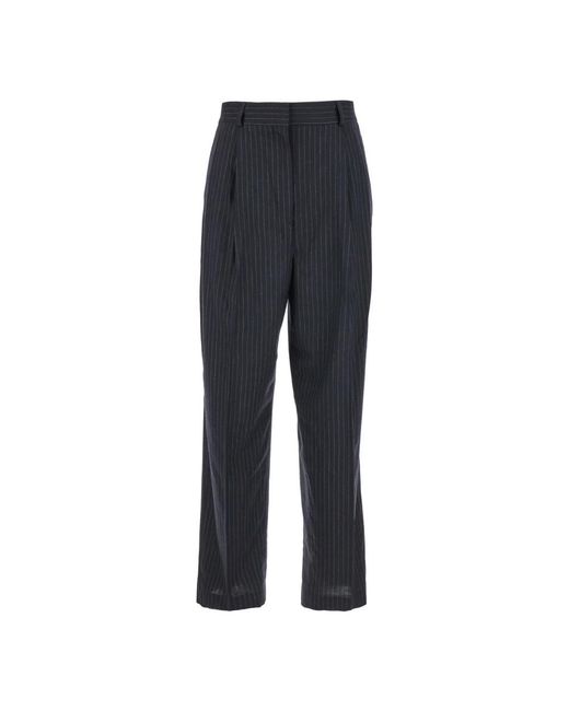 Totême  Tailored Pinstriped Broeken in het Blue
