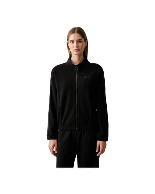 Zip-Throughs EA7 en coloris Black