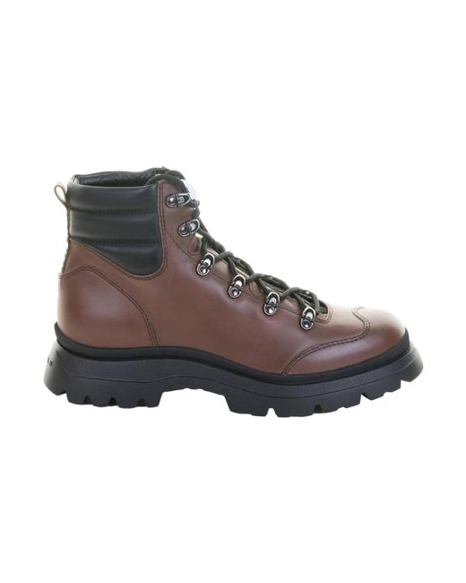 Hogan Gray Lace-Up Boots for men