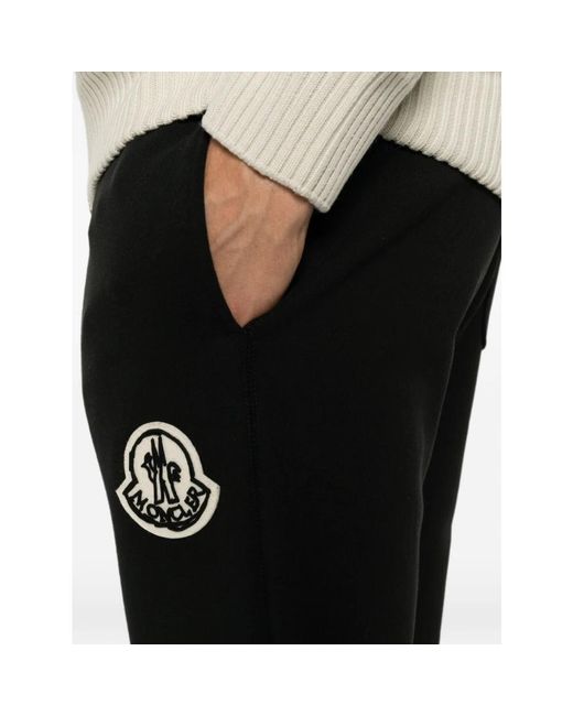 Moncler Black Sweatpants for men