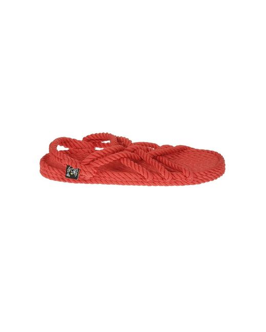Nomadic State Of Mind Red Flat Sandals
