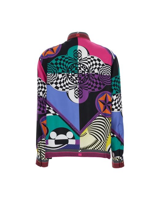 Shirts Versace en coloris Blue