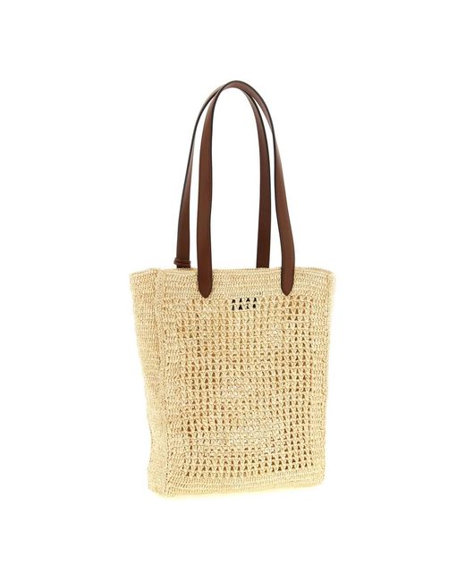 Mulberry Metallic Shopping Bags