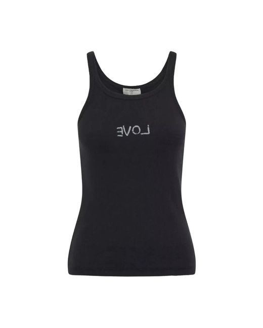 One Teaspoon Black Sleeveless Tops