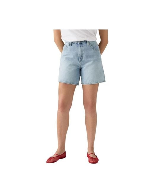Levi's Blue Denim Shorts