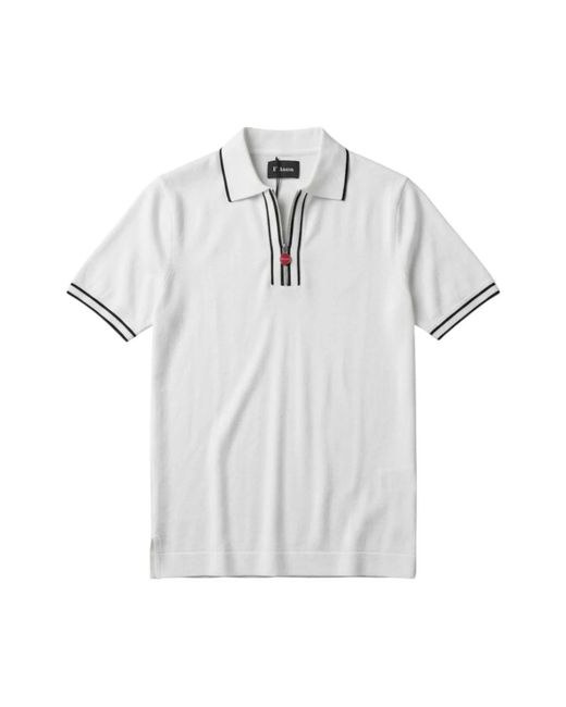 Polo Shirts Kiton de hombre de color White