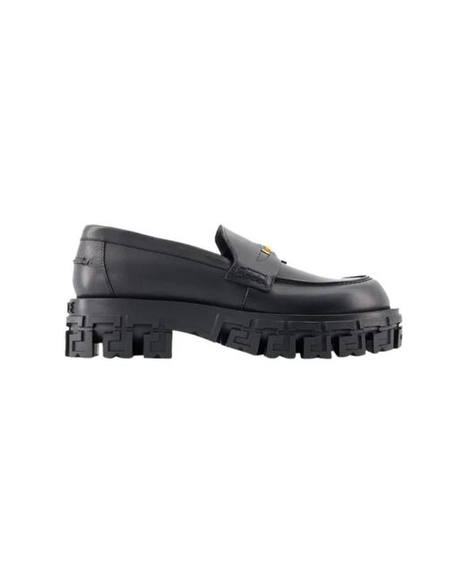 Versace Black Loafers